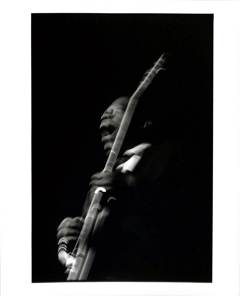 リンダ・マッカートニー 写真作品「B.B.キング」 【裏面にリンダ・マッカートニーのスタンプ】のコピー