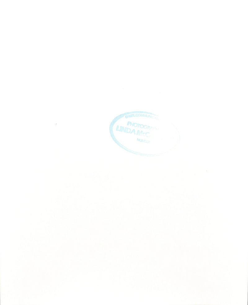 リンダ・マッカートニー 写真作品「B.B.キング」 【裏面にリンダ・マッカートニーのスタンプ】のコピー