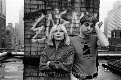 デボラ・ハリーとクリス・ステイン - NYC - 1980年」【写真家 アラン・タネンバウムのサイン入り】
