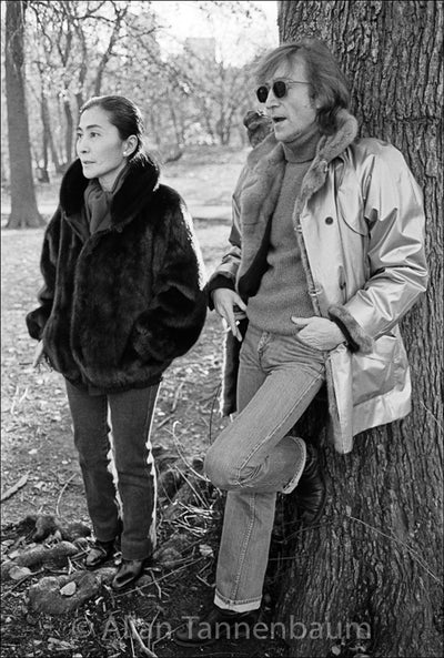 ジョン・レノンとオノ・ヨーコ - セントラル・パーク、NYC - 1980 