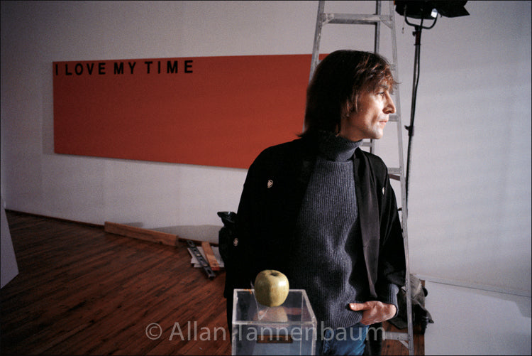 ジョン・レノン - ソーホー・ギャラリー、NYC - 1980年」【写真家 アラン・タネンバウムのサイン入り】