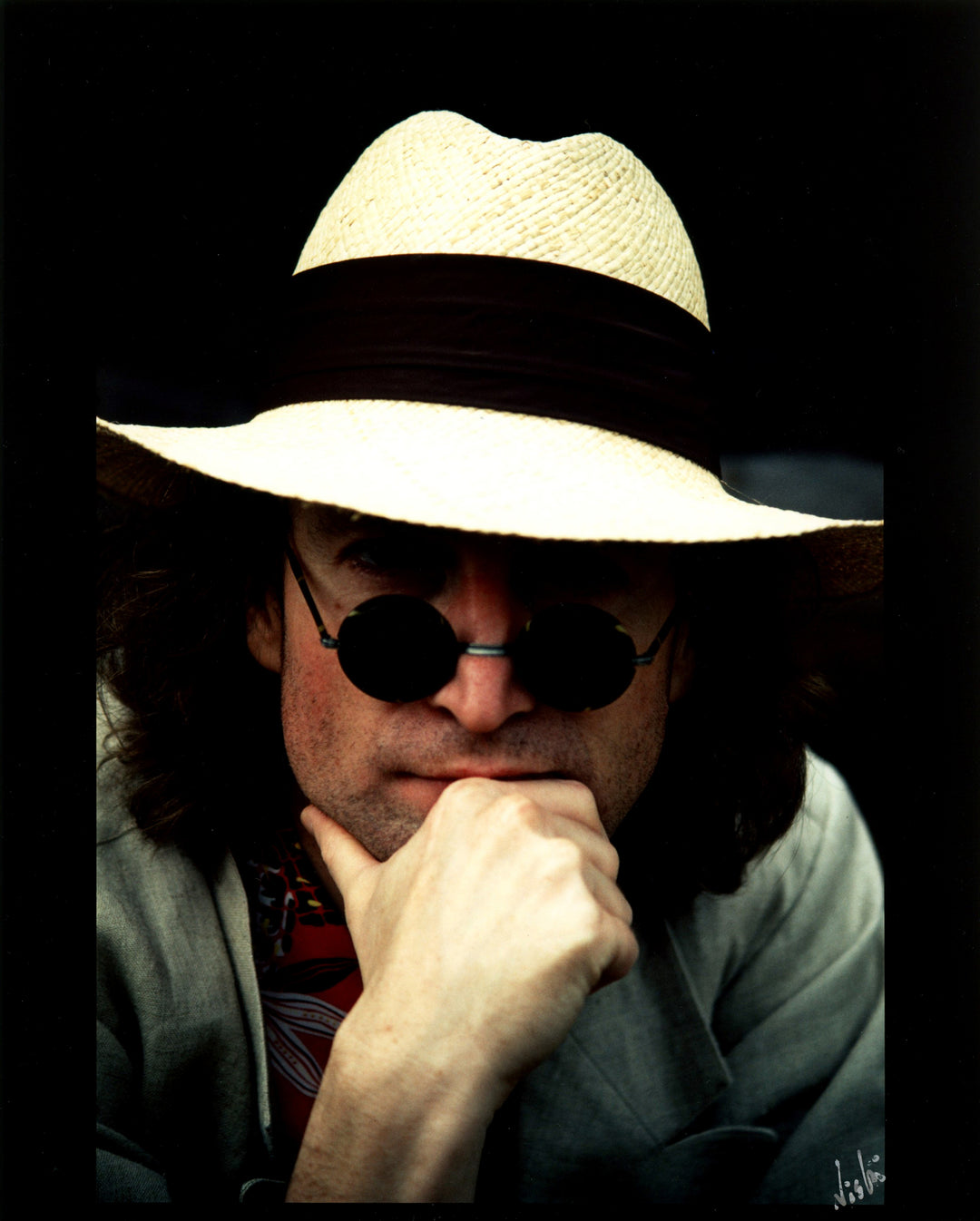 オリジナル・プリント「あなたを見ているジョン・レノン - 軽井沢