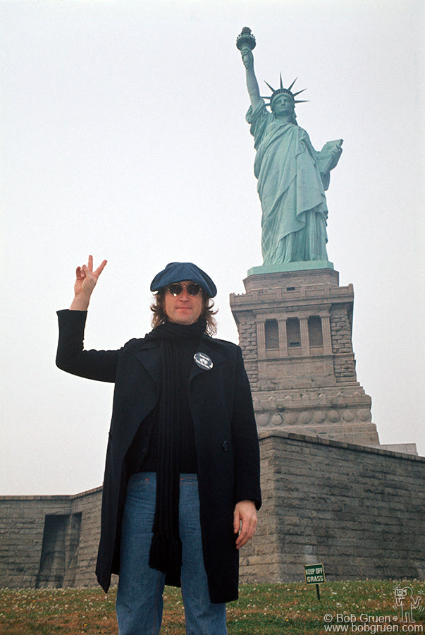 ジョン・レノン - 自由の女神、NYC - 1974年