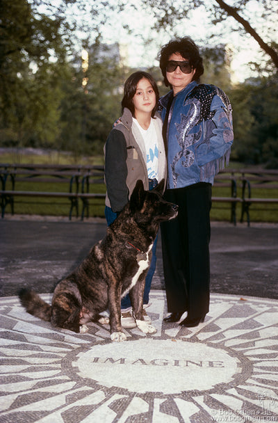 オノ・ヨーコとショーン・レノン - セントラル・パーク、NYC - 1985年