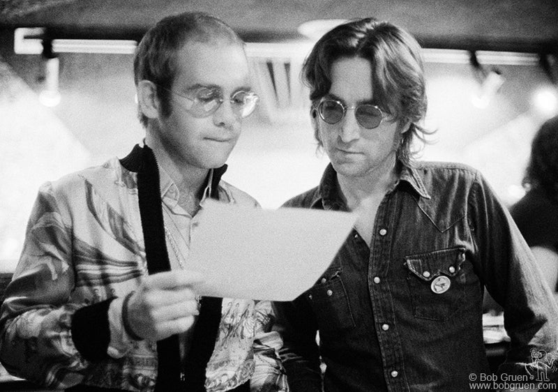 エルトン・ジョンとジョン・レノン - NYC - 1974年