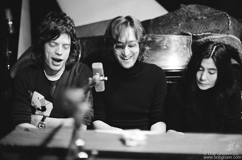 ミック・ジャガー、ジョン・レノン＆ヨーコ - NYC - 1972年