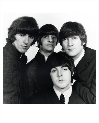 写真「ビートルズ - ロンドン、ファリンドン・スタジオ - 1964年」【オリジナル・プリント／ロバート・ウィテカー・フォトグラフィーのエンボス入り】